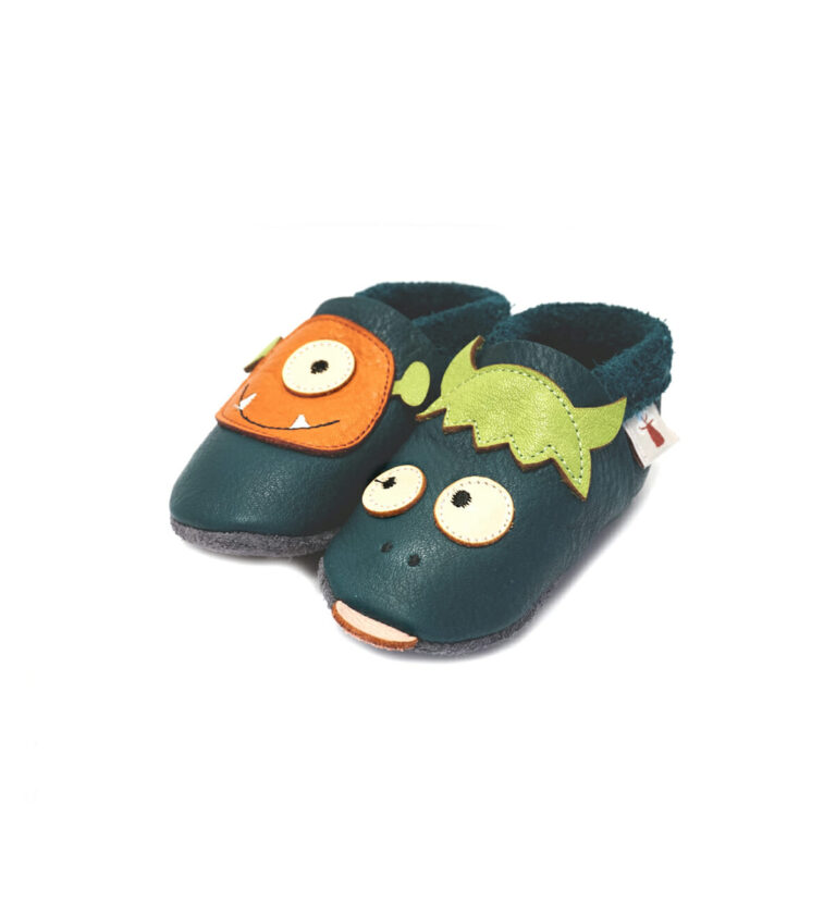 Baobaby soft baby shoes, Monster
