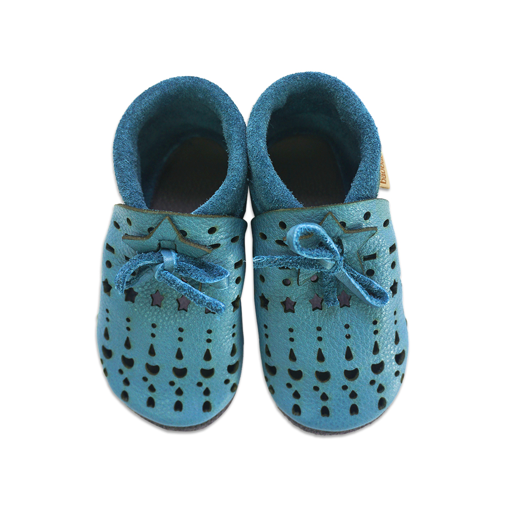 Mehki otroški čevlji Baobaby, Dots sky