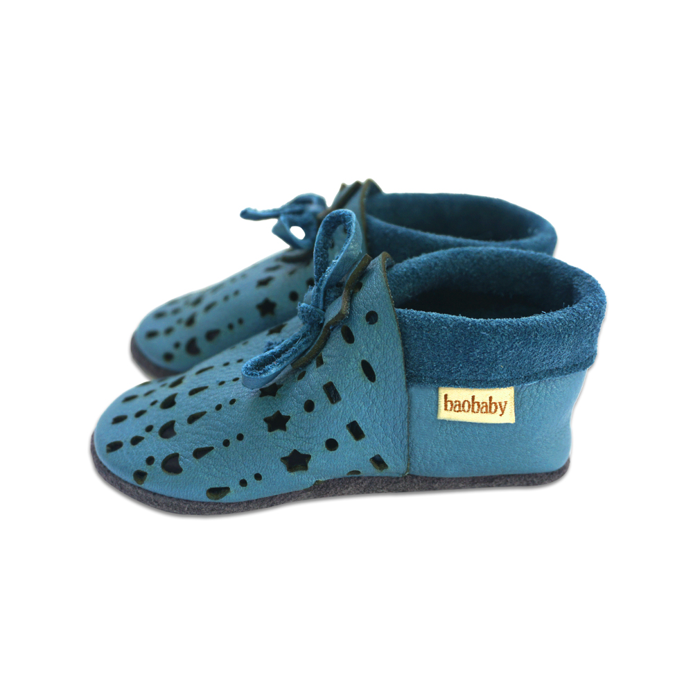 Mehki otroški čevlji Baobaby, Dots sky - Slika 3