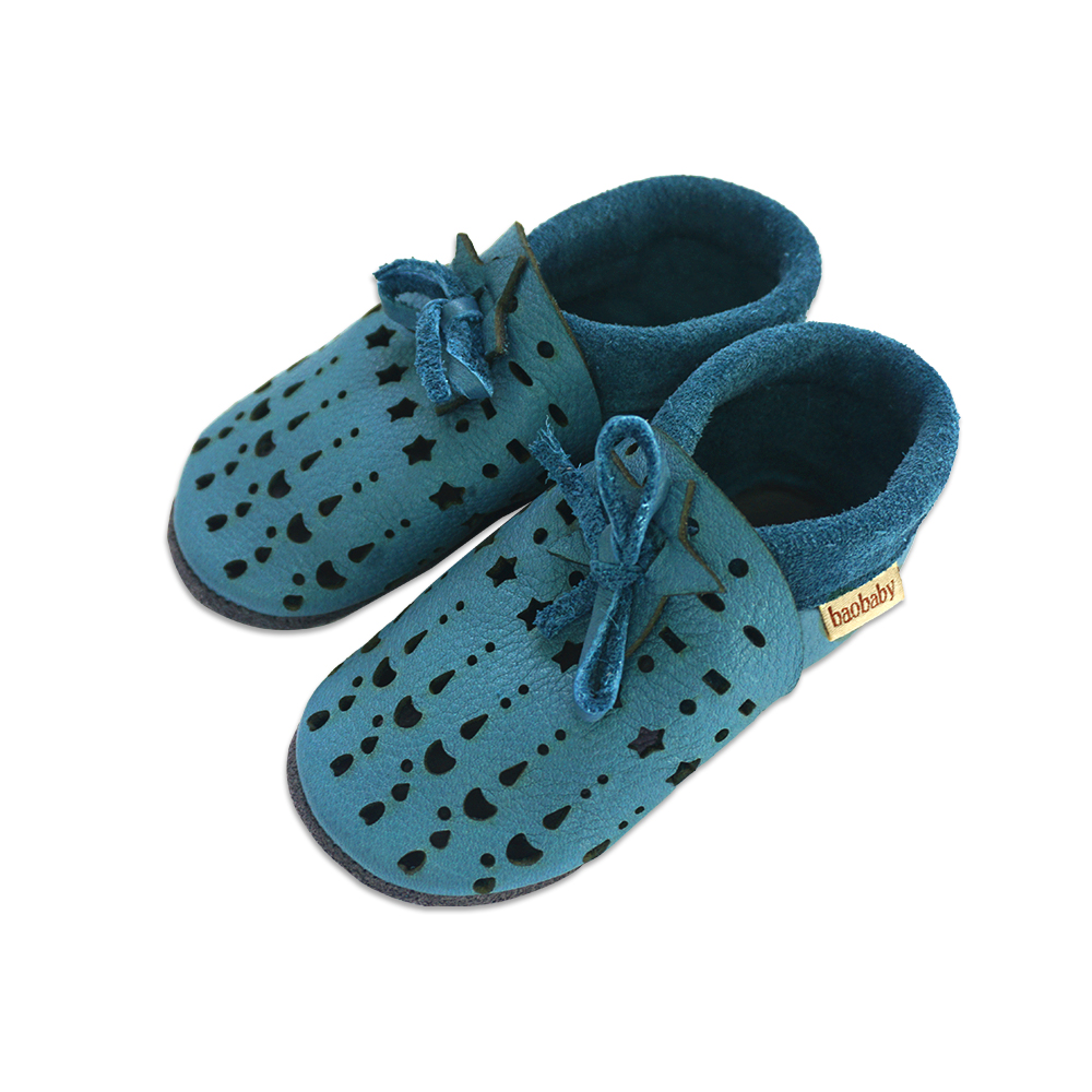 Mehki otroški čevlji Baobaby, Dots sky - Slika 2