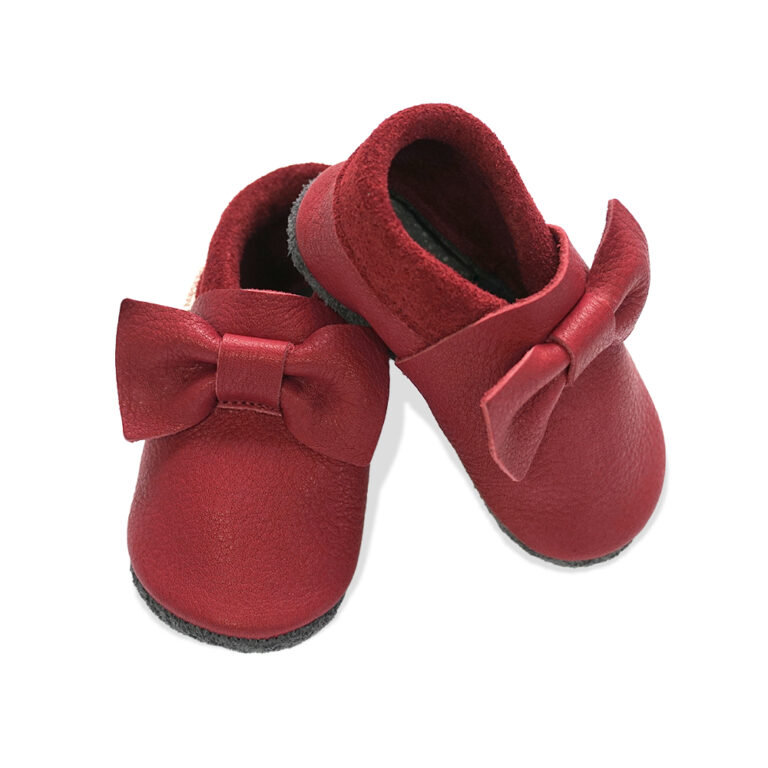 Baobaby soft children's shoes, Piruetice cherry