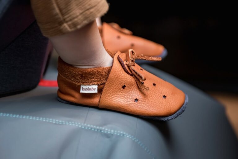 Baobaby soft children's shoes, Stars hazelnut