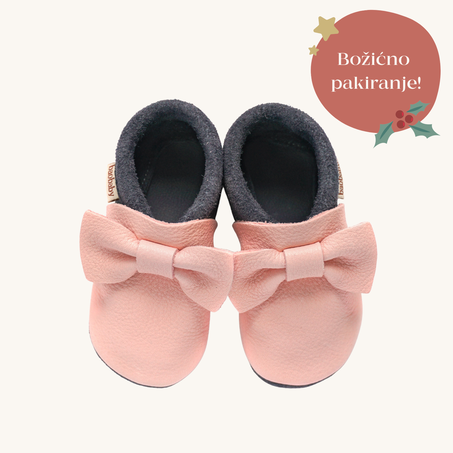 Baobaby mekane dječje cipelice, Piruetice pink