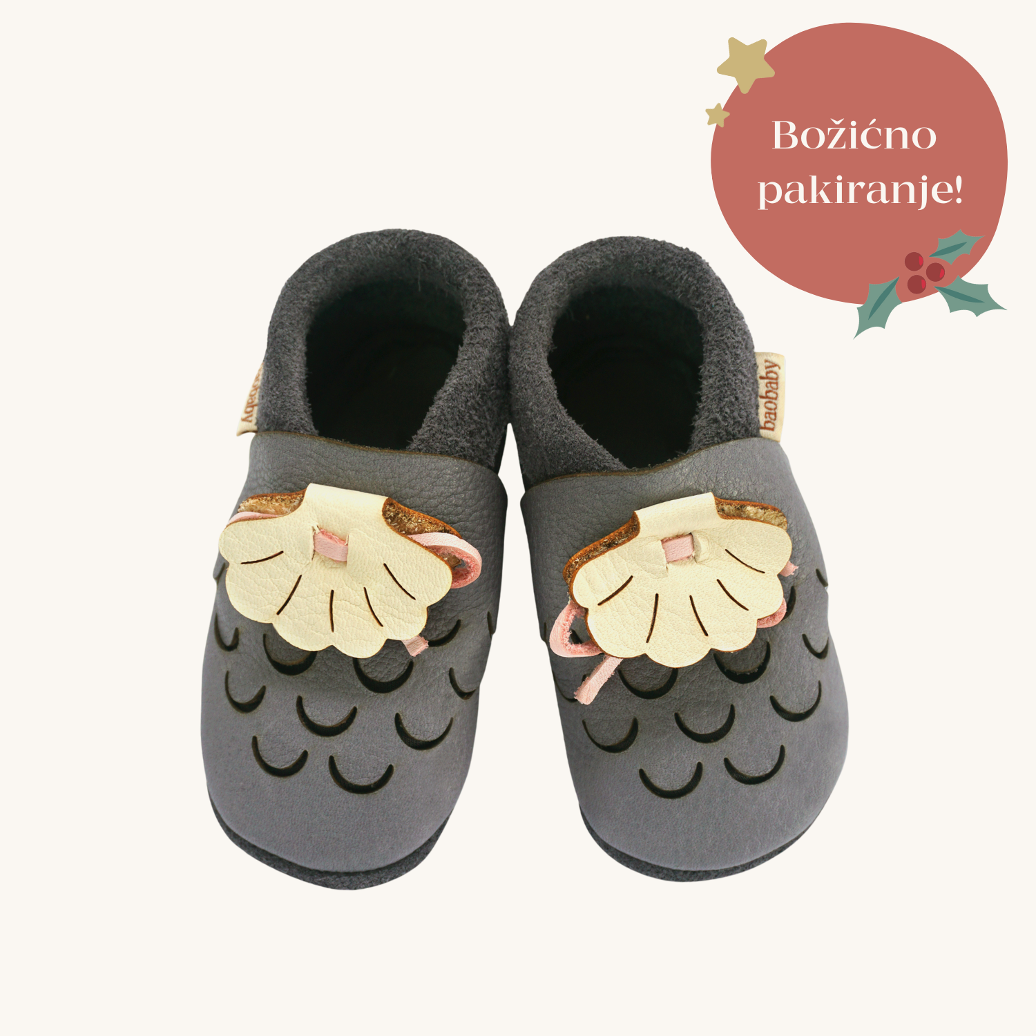 Baobaby soft children's shoes, Mermaid