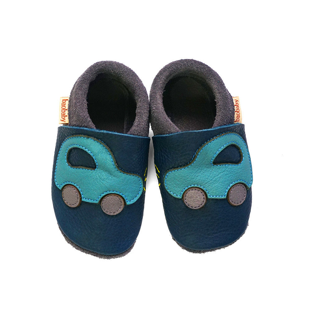 Baobaby soft baby shoes Buggy navy