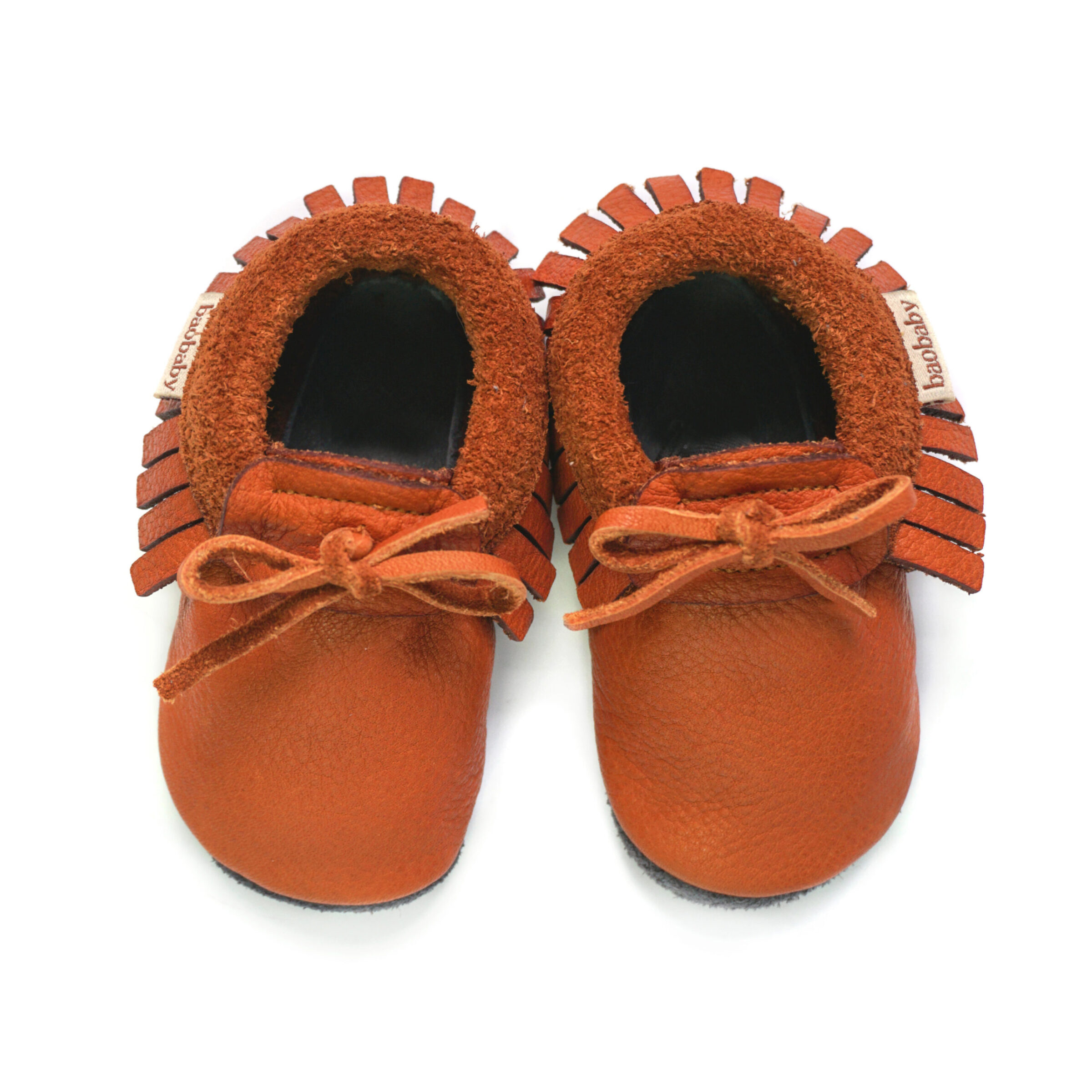 Baobaby soft children's shoes, Moccasins hazelnut